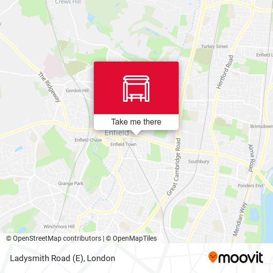 Ladysmith Road (E) map