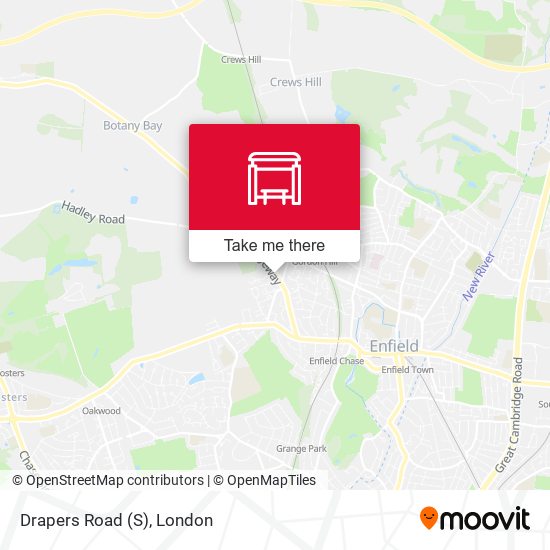 Drapers Road (S) map