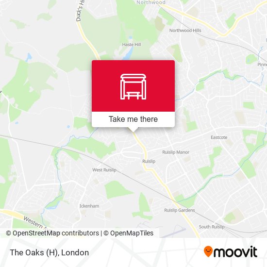 The Oaks (H) map