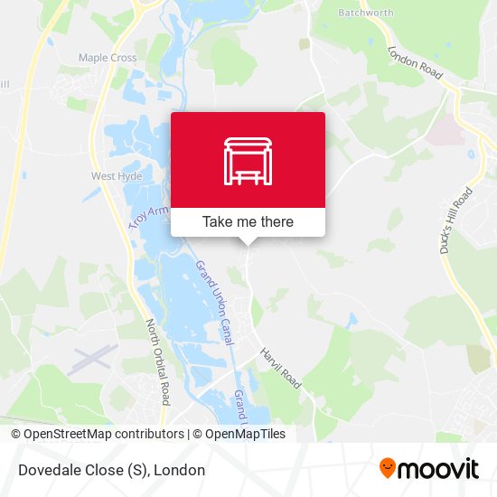 Dovedale Close (S) map