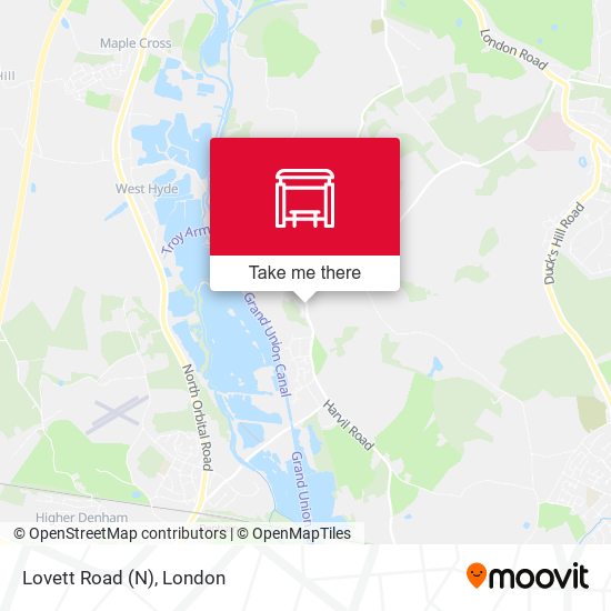 Lovett Road (N) map