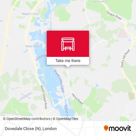 Dovedale Close (N) map