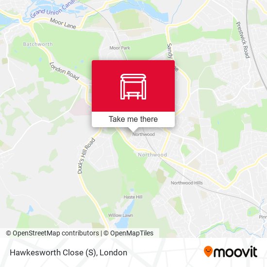 Hawkesworth Close (S) map