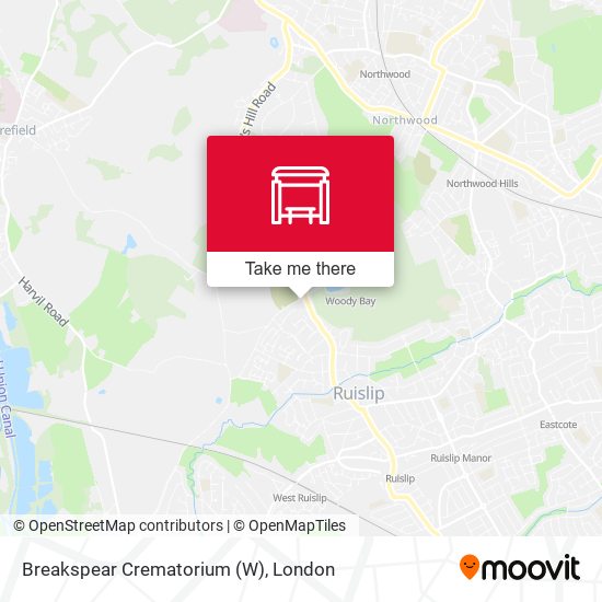 Breakspear Crematorium (W) map