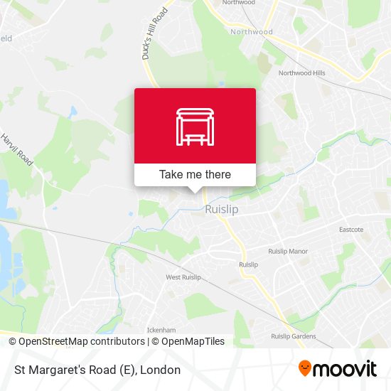 St Margaret's Road (E) map