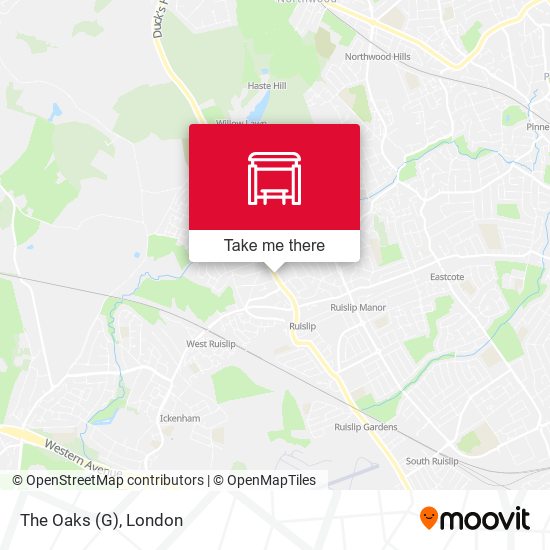 The Oaks (G) map