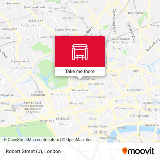Robert Street (J) map