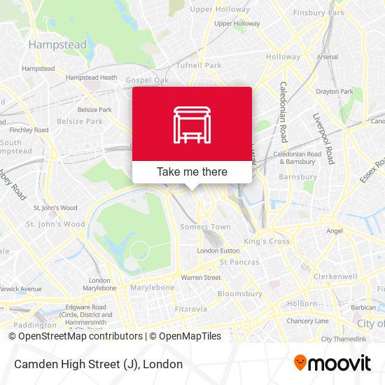 Camden High Street (J) map