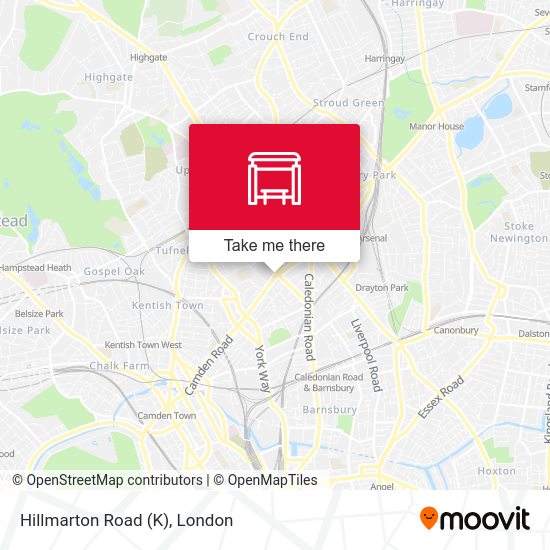 Hillmarton Road (K) map