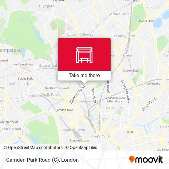 Camden Park Road map