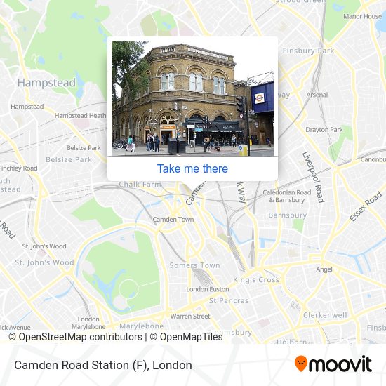 Camden Road Station (F) map
