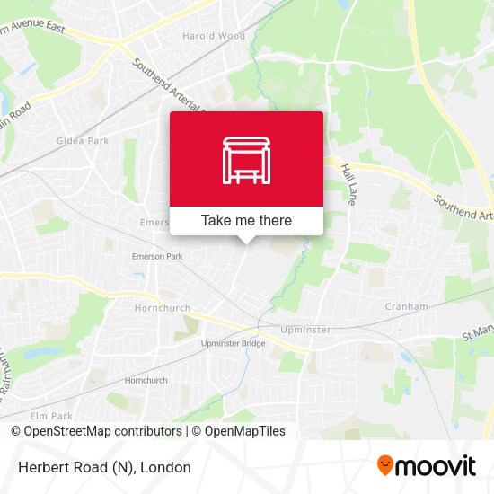 Herbert Road (N) map
