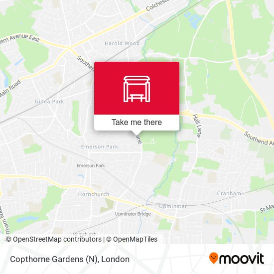 Copthorne Gardens (N) map