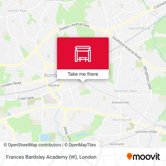Frances Bardsley Academy (W) map