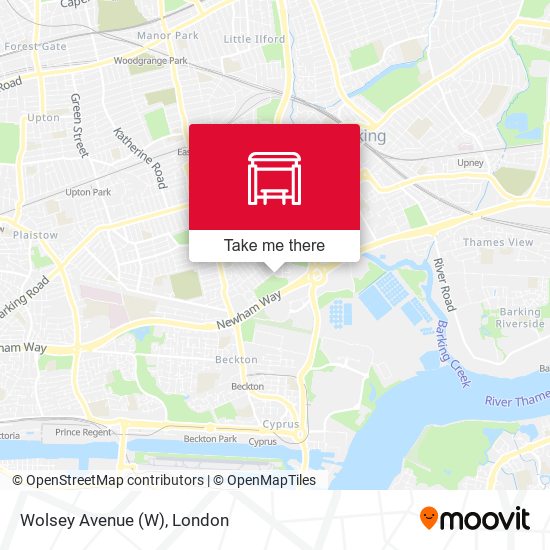 Wolsey Avenue map
