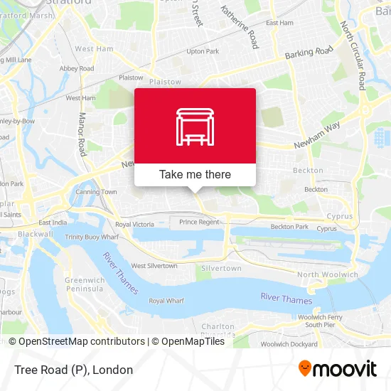 Tree Road (P) map