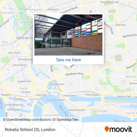 Rokeby School map