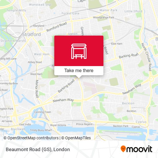 Beaumont Road (GS) map