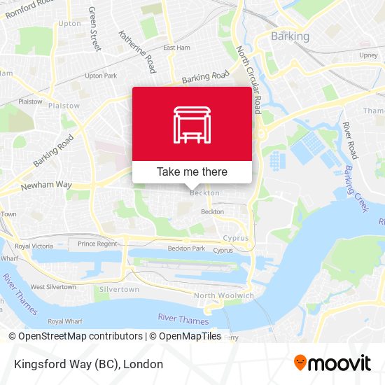 Kingsford Way (BC) map