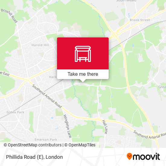 Phillida Road (E) map