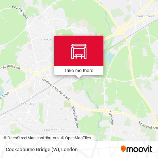 Cockabourne Bridge (W) map