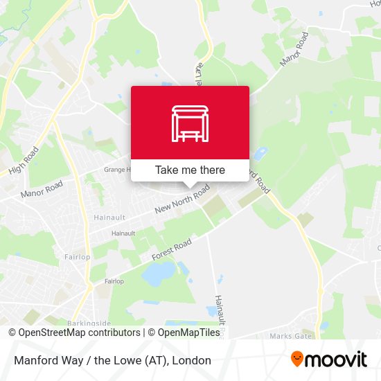 Manford Way / the Lowe (AT) map
