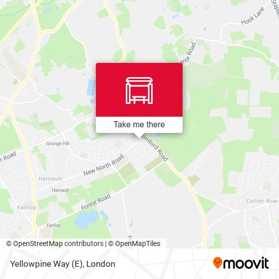 Yellowpine Way (E) map