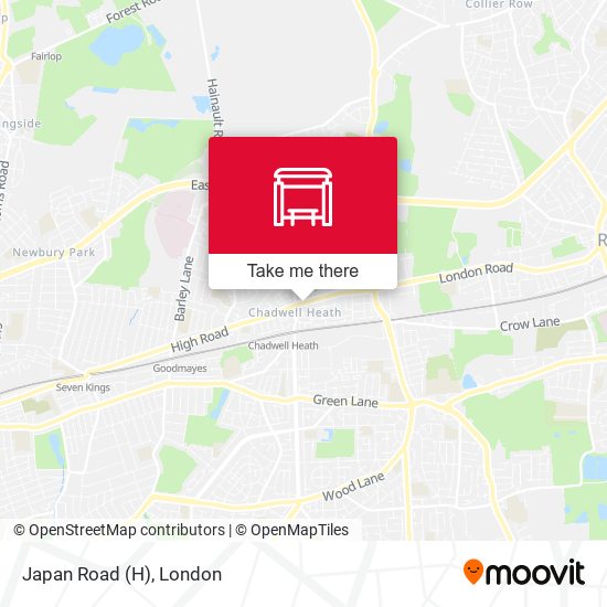 Japan Road (H) map