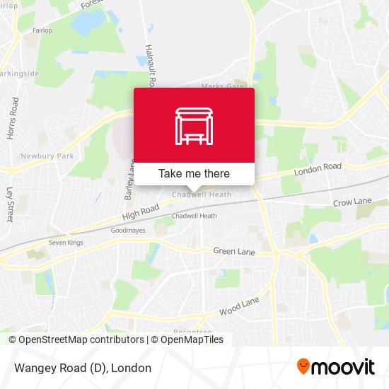 Wangey Road (D) map