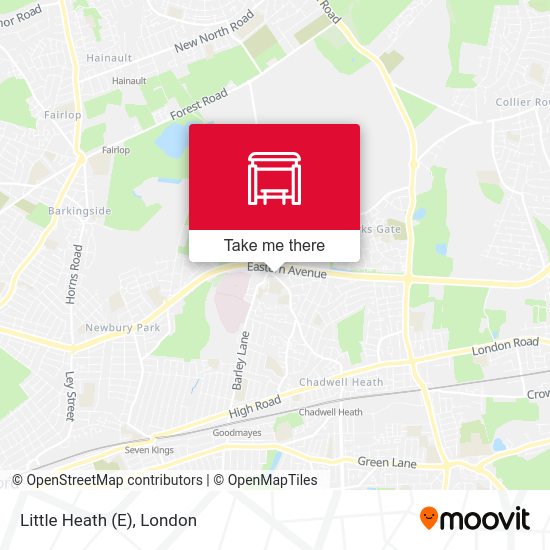 Little Heath (E) map