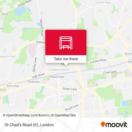 St Chad's Road (K) map