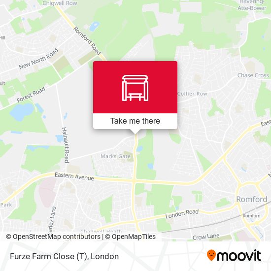 Furze Farm Close (T) map