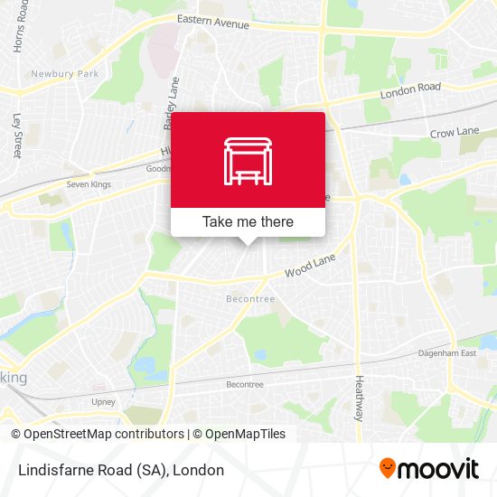 Lindisfarne Road (SA) map