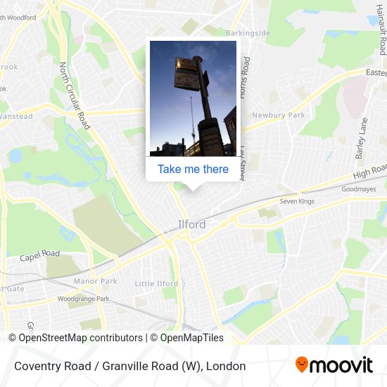 Coventry Road / Granville Road (W) map