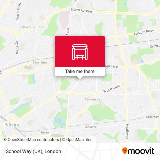 School Way (UK) map