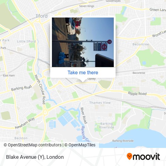 Blake Avenue (Y) map