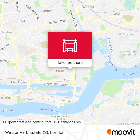 Winsor Park Estate (S) map