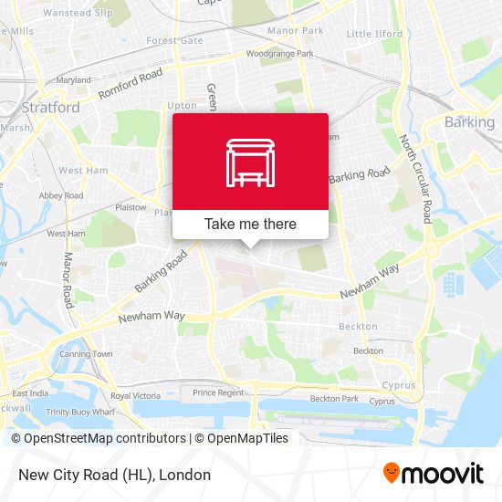 New City Road (HL) map
