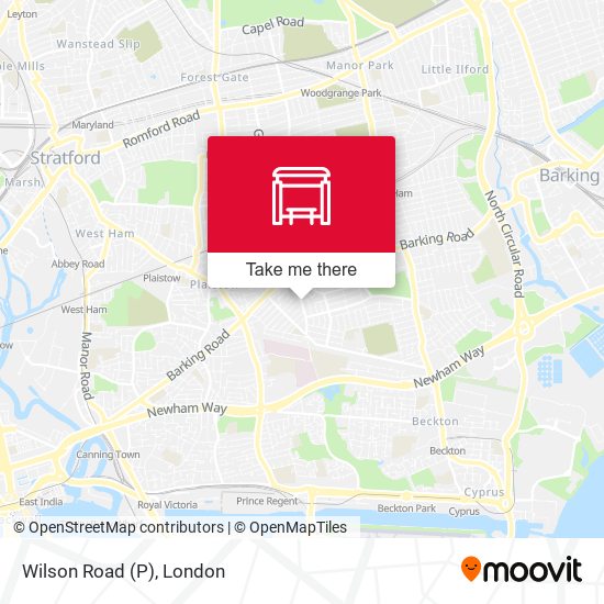 Wilson Road (P) map