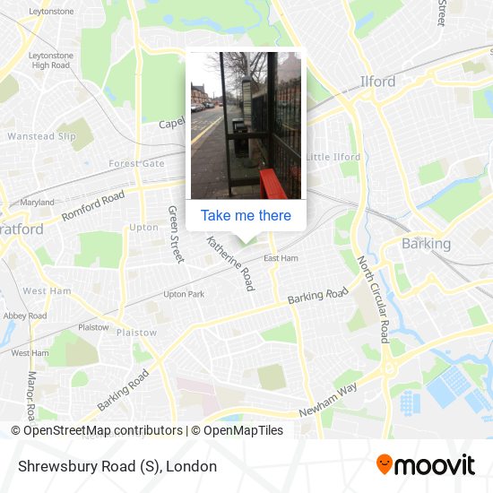 Shrewsbury Road map