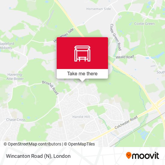 Wincanton Road (N) map