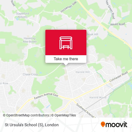 St Ursula's School map