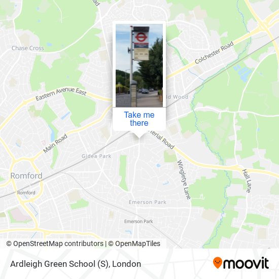 Ardleigh Green School map