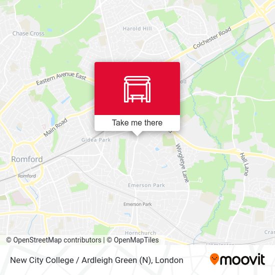 New City College / Ardleigh Green map