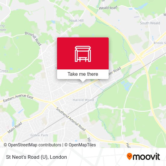 St Neot's Road (U) map