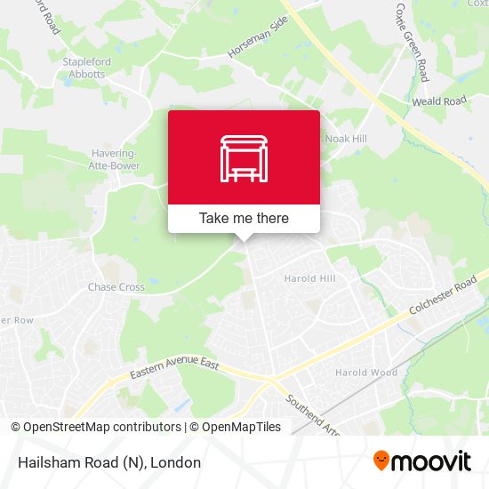 Hailsham Road (N) map