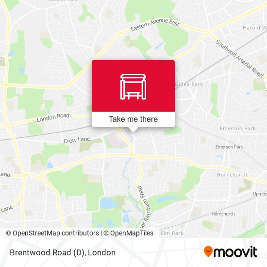 Brentwood Road (D) map