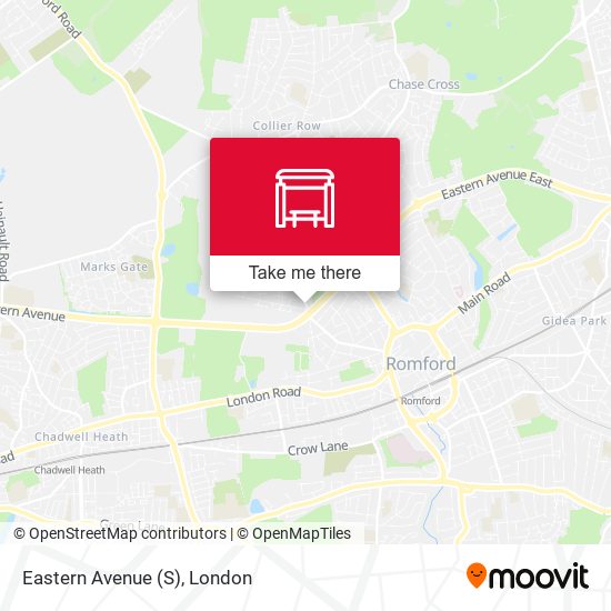 Eastern Avenue (S) map