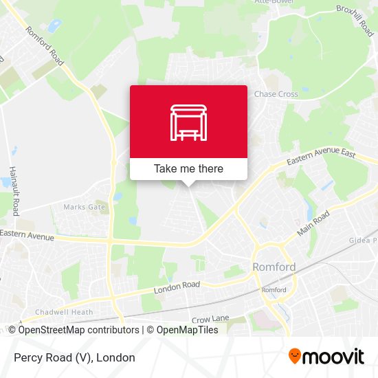Percy Road (V) map