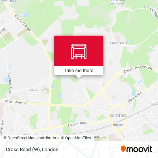 Cross Road (W) map